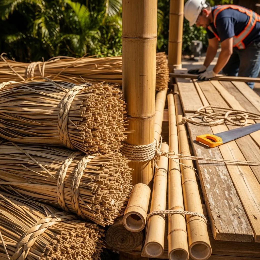 Create Your Oasis: Build a Tiki Hut Bar Structure Today